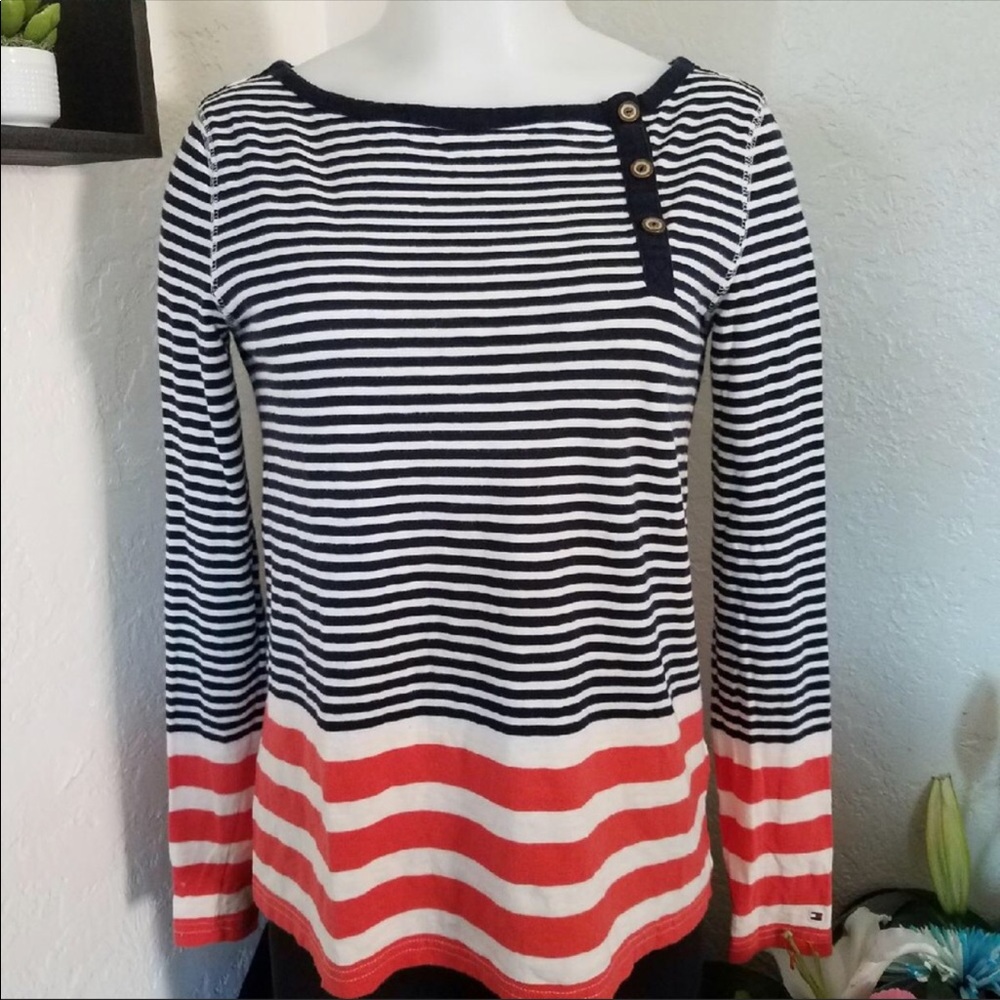 TOMMY HILFIGER Stripped Shirt Size S/P